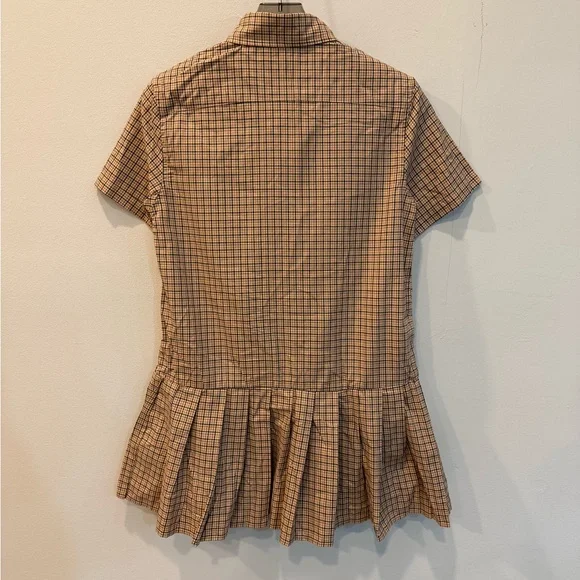 Miu Miu Plaid Dress in Brown and Black - Picture 2 of 6